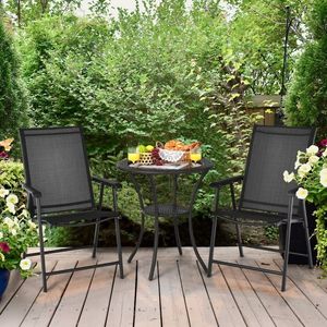 Set di 4 Sedie Pieghevoli Portatili in Alluminio per Campeggio, Spiaggia e Giardino - Product Image 4