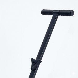 Pousse-neige à lame de 30 po x 14 po avec roues, lame et poignée réglables, pelle à neige en acier pour allée et usage extérieur ODGWTO016 - Product Image 5