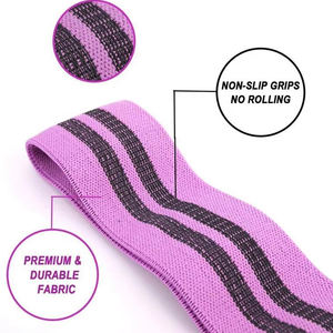 Bandas de resistencia para ejercicios, duraderas, antideslizantes, impermeables, de tela de poliéster ecológica, para entrenamiento en casa, piernas y glúteos. - Product Image 3