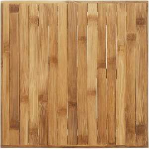 Modern Bamboo Side <b>Table</b> Square Coffee <b>Table</b> Portable Outdoor Lawn <b>Camping</b> Patio <b>Small</b> Tea <b>Table</b> Eco Natural Wooden <b>Table</b> - Product Image 3