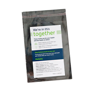 Sac de masque de film laminé écologique avec protection fiable pour une utilisation quotidienne et la distribution au détail - Product Image 4