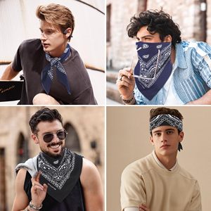 Vente en gros usine : Bandana personnalisé en coton de 55 cm, foulard carré et mouchoir, imprimé sur mesure avec bords ourlés - Product Image 2