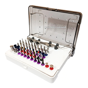 Kit Universal de Implantes Dentales de 50 Piezas con Expansor Óseo y Brocas Cónicas de Compresión, Kit Completo de Herramientas de Implante para Dentistas - Product Image 1