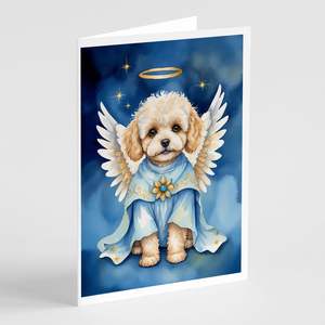 Maltipoo Lot de 8 cartes de vœux My Angel capricieuses format A7 5x7 cartes vierges avec enveloppes - Product Image 1