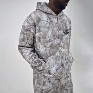 Men <b>Camouflage</b> Hoodie Tracksuit Set Wholesale Custom Camo Sweatshirt Jogger Pants Streetwear Outfit - Product Image 5