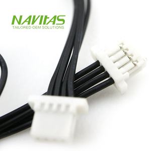 JST SH 4พินขั้วต่อสายไฟ1มม. สายรัดสายไฟที่กำหนดเองการใช้งานทางอิเล็กทรอนิกส์ - Product Image 2