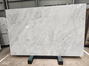 Pierre de marbre blanc Marmara naturelle polie <span class=keywords><strong>Dalle</strong></span> de marbre blanc de Douvres <span class=keywords><strong>M2</strong></span> <span class=keywords><strong>Prix</strong></span> <span class=keywords><strong>au</strong></span> mètre carré pour mur intérieur - Product Image 3