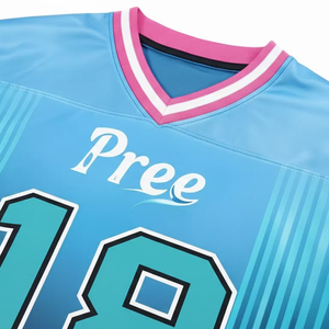 Maillot de football américain personnalisé en polyester léger, respirant, à séchage rapide, uniforme d'entraînement et de match pour équipe sportive, vente en gros - Product Image 4