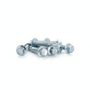 สกรูเจาะยึดหัวหกเหลี่ยม TEK ชุบสังกะสี  เหล็กกล้าคาร์บอน  คลาส 4.8 และ 6.8 เกลียวหยาบ  ขนาดนิ้ว - Product Image 1