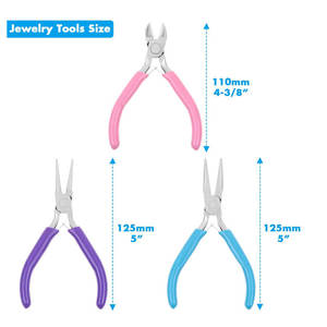 Java Surgical 3 Pcs Stainless Steel Plastic Surgery Class I Pliers <b>Kit</b> Needle Nose Nose Wire Cutters CE ISO OEM Tools 1 Year - Product Image 5