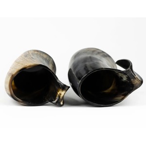 Luxury Polished Eco-Friendly Horn <b>Mug</b> for Restaurants & Cafes Viking Style <b>Large</b> Capacity Drinkware Bulk Orders Available - Product Image 2