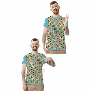 เสื้อยืดพิมพ์ลายแบบสั่งทำทรงหลวมสำหรับผู้ชาย เสื้อยืดผู้ชายคุณภาพสูง เสื้อยืดผู้ชายผ้าฝ้าย 100% - Product Image 4