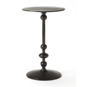 Table d'appoint vintage en métal de style moulé, qualité durable, pour la maison ou l'hôtel, meuble de salon avec élégante table centrale d'angle - Product Image 4