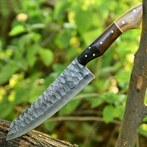 Cuchillo de Chef Ambidiestro Hecho a Mano de Acero de Damasco, 5 Pulgadas, Mango de Madera, Apto para Lavavajillas, Regalo Perfecto para - Product Image 4