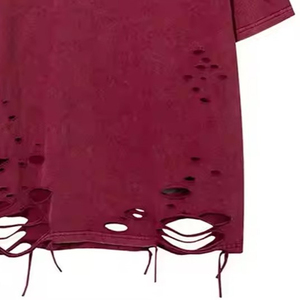 เสื้อยืดผู้ชายสไตล์ดิสเทรสสั่งทำได้ตามต้องการ ดีไซน์สวย ขายดี ราคาสมเหตุสมผล เสื้อยืดผู้ชายดิสเทรสเนื้อผ้าบางเบา - Product Image 4