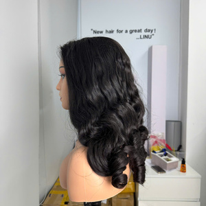 Perruque de Cheveux Vierges Vietnamiens 100% Naturels de Haute Qualité, Ondulés, Couleur Naturelle, pour Femmes, Prix de Gros, Produit Capillaire Tendance - Product Image 4