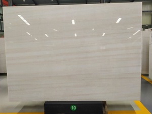 Pierre naturelle blanche Pisos De Marmol Grand marbre blanc Marbre blanc de calcite Carreaux muraux en pierre de marbre émaillée polie - Product Image 4