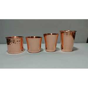 Vaso de Cobre Ecológico de Calidad Premium para Vodka, Elegante Tarro de Vela Personalizado con Tapa, Utara Pradesh - Product Image 6