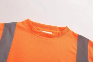 Camiseta de Seguridad de Alta Visibilidad ANSI Clase 1 de Manga Larga para Hombre, Cinta Reflectante Personalizable |   Ropa de Trabajo Resistente al Agua - Product Image 2