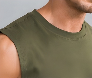 เสื้อกล้ามออกกำลังกายผ้าฝ้าย 180 GSM คุณภาพพรีเมียม สำหรับการฝึกซ้อม ฟิตเนส และสวมใส่ลำลอง - Product Image 1