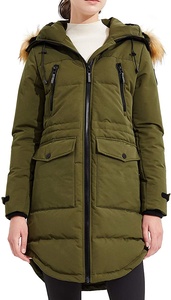 Latest Style Men's Thickened Cotton Parka <b>Jacket</b> Autumn Warm <b>Quilted</b> Fur Hooded Reversible Windproof Front Logo Parka <b>Jackets</b> - Product Image 5