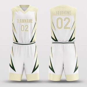 Ensembles d'uniformes de basketball unisexes personnalisés en gros, imprimés, professionnels, respirants, à séchage rapide, confortables, grandes tailles, protection UV frontale - Product Image 6