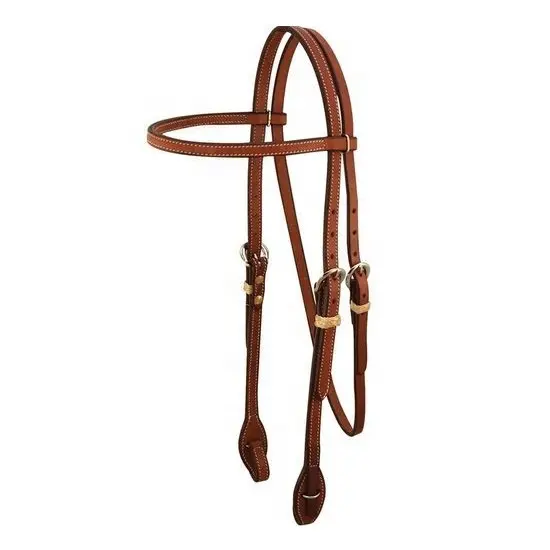 Western Horse Headstall Echt Lederen Paardrijdende Western Headstall