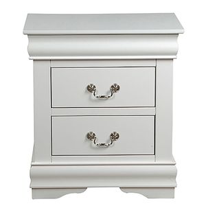 Comodino bianco a 2 cassetti - Product Image 3