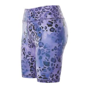 Shorts de Cintura Alta con Estampado de Leopardo para Mujer, Shorts Deportivos Elásticos para Yoga y Ciclismo - Product Image 3