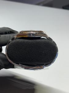 Nuevo Reloj de Lujo Infinity Gems de Acero Inoxidable Simple con Esfera Negra de Números Romanos, Correa de 20 mm, Cristal de Cuarzo, Resistente al Agua, Estilo Hip Hop con Diamantes - Product Image 3