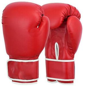 Guantes de Boxeo de Piel con Cordones para MMA, Kick Boxing, Pesca y Entrenamiento de Artes Marciales, Venta al Por Mayor - Product Image 1