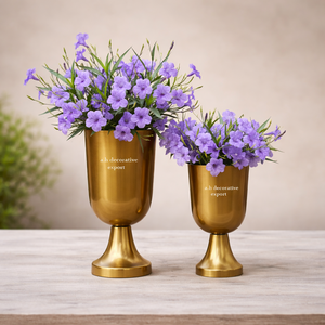 Vase moderne nordique rose pâle en acier inoxydable écologique, pot de fleurs couleur or rose pastel doux, centre de table romantique pour mariage - Product Image 5