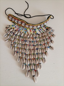 CRYSTAL CRAFT Wholesale Fashion Beads Jewelry Sets Costume African Colored Bohemian Tassel Rice Bead Necklace - Product Image 4