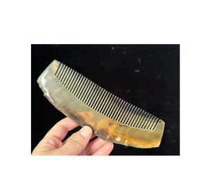 Peine de cuerno pulido clásico para peinar, desenredar y cuidar el cabello, profesional, para barbería, salón de belleza, cuidado natural - Product Image 6