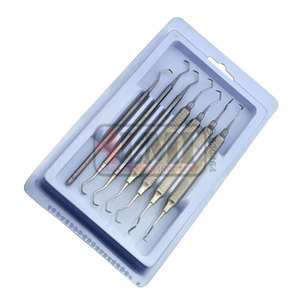 Ensembles d'instruments dentaires en acier inoxydable de qualité supérieure, poignées ergonomiques manuelles, outils chirurgicaux réutilisables, haute qualité pour l'examen - Product Image 2