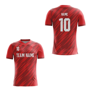 ชุดฟุตบอลราคาสมเหตุสมผลสำหรับผู้ใหญ่ เสื้อและกางเกงขาสั้นน้ำหนักเบาและสวมใส่สบาย รับบริการ OEM แบบกำหนดเองได้ - Product Image 6