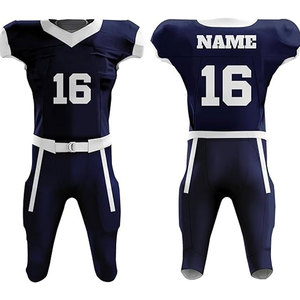Uniforme de football américain imprimé personnalisable de haute qualité, léger, confortable, respirant, grande taille, sublimation - Product Image 1