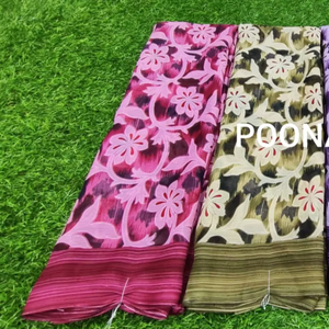 Hermoso sari de georgette con blusa, sari de diseñador, sari ligero, ropa étnica, proveedor mayorista, exportación a granel - Product Image 1