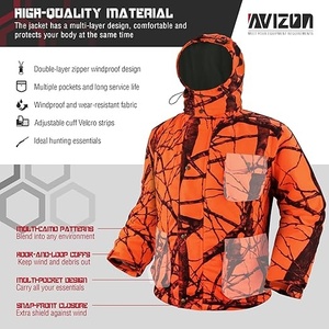 Chaqueta de caza de invierno duradera y aislada para condiciones climáticas extremas de frío. - Product Image 4