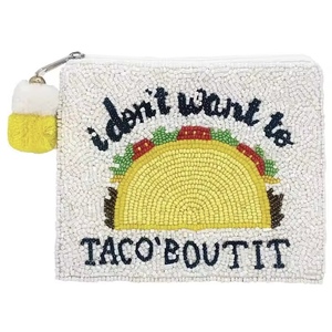 New Arrival American Style <b>Seed</b> Beaded Coin Purse For Wome Coin Pouch Beaded Coin Wallet - Product Image 5