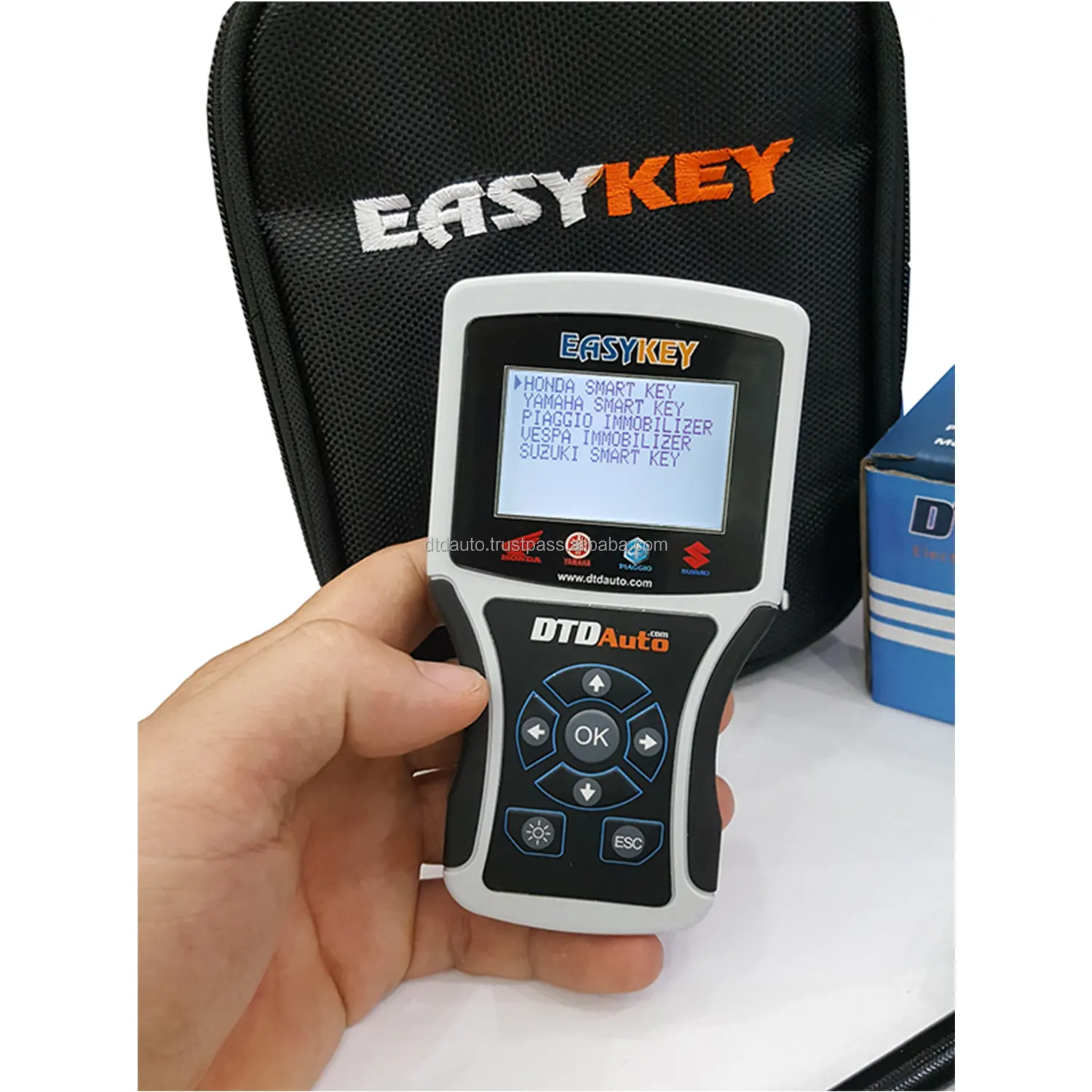 Version 5.0 EASYKEY- Motorbike Key Programmer Tool, Support Remap OFF/ON SMART KEY Function, Smart Key Programming Function