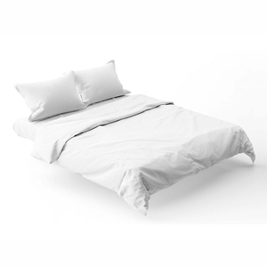 Juego de Ropa de Cama de Algodón Blanco para Hotel, Calidad Premium, Tela Suave y Transpirable, Fabricación Personalizada OEM ODM - Product Image 3