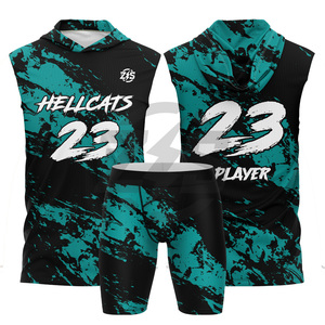 Uniformes de football américain pour hommes en polyester et élasthanne respirant extensible dans quatre directions - Product Image 2
