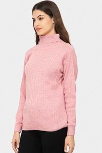 Pull col roulé en maille épaisse de qualité supérieure, confortable et élégant, idéal pour l'hiver, prix bas, directement de l'exportateur. - Product Image 3