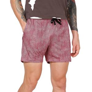 Shorts de sport d'été pour hommes en maille respirante à séchage rapide, imprimés par sublimation personnalisés OEM, 100% polyester, style streetwear, basketball - Product Image 3