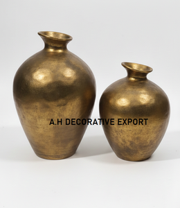 Jarrón de Metal de Aluminio |   Macetas Decorativas Rústicas para Mesa, para Decoración Moderna del Hogar y Bodas |   Jarrones Premium para Flores - Product Image 4