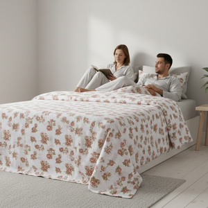 Ensemble de draps de lit double en microfibre moderne ultra-doux, finition pêche, écologique, 200TC |   Respirant et lavable en machine - Product Image 4