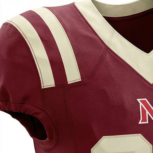 Conjunto de Uniforme de Fútbol Americano Sublimado Personalizado, Tela de Grado Profesional, Jersey de Manga Corta y Pantalones de Alta Calidad al por Mayor - Product Image 5