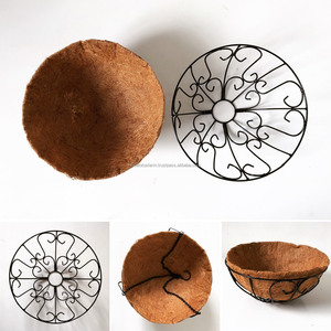 Le Vietnam fabrique un pot de fibre de coco suspendu pour plante paillis de fleur d'arbre vert biodégradable pot de démarrage de graines en gros - Product Image 5
