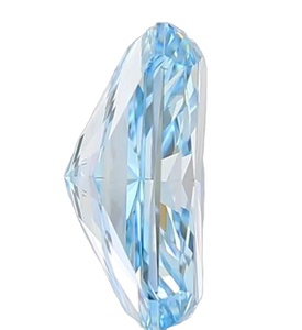 4Ct Bleu Couleur Radiant Cut Lab Grown Diamond VVS1 Clarity Excellente Cut Making For Diamond Jewelry Bijoux personnalisés Gift Her - Product Image 3
